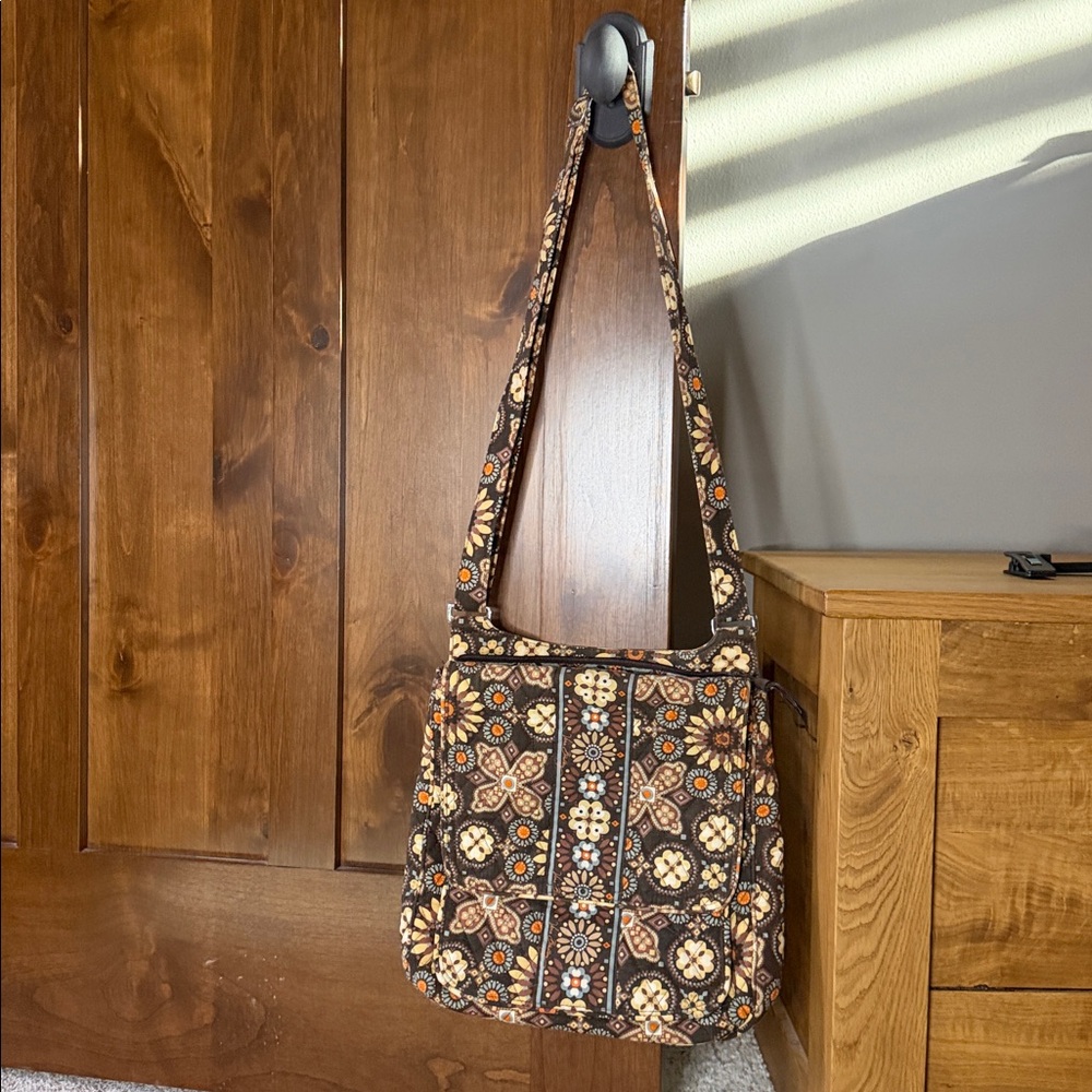 Vera Bradley Canyon Hipster Crossbody Shoulder Bag Retired Print